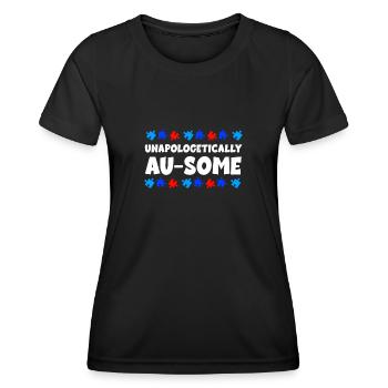Autisme Conscience - T-shirt sport Femme - noir - Devant - AI Model Female 172 light (172cm)