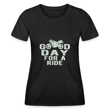 Naked Bike Good - Frauen Funktions-T-Shirt - Schwarz - Vorne - AI Model Female 172 light (172cm)
