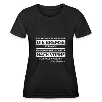 Busfahrer Schulbus Linienbus Omnibus Geschenk - Frauen Funktions-T-Shirt - Schwarz - Vorne - AI Model Female 172 light (172cm)
