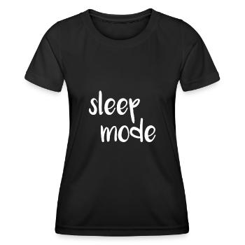 dormir - T-shirt sport Femme - noir - Devant - AI Model Female 172 light (172cm)