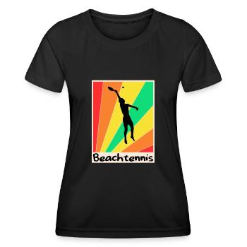 Regardez poster Tenis Playa - T-shirt sport Femme - noir - Devant - AI Model Female 172 light (172cm)