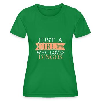Fille Dingo, Dingo - T-shirt sport Femme - vert - Devant - AI Model Female 172 dark (172cm)
