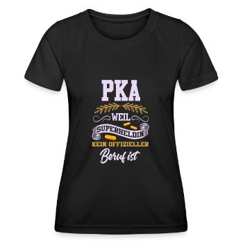 Apothekerin PKA Apotheke Medizin Beruf Medikament - Frauen Funktions-T-Shirt - Schwarz - Vorne - AI Model Female 172 light (172cm)