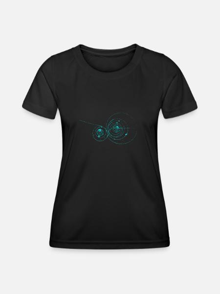 Physics Quantum Mechanics Teacher Student - Women's Functional T-Shirt - black