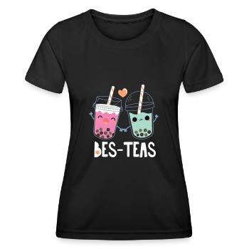 Bubble Tea - T-shirt sport Femme - noir - Devant - AI Model Female 172 light (172cm)