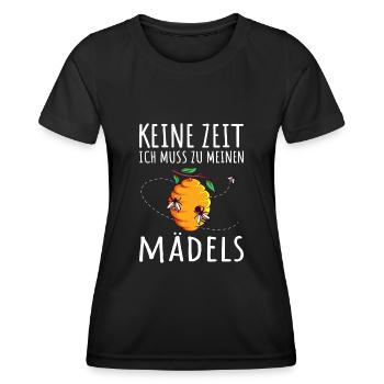 Bienen Honig Imker Bienenzüchter Bienenstock Waben - Frauen Funktions-T-Shirt - Schwarz - Vorne - AI Model Female 172 light (172cm)