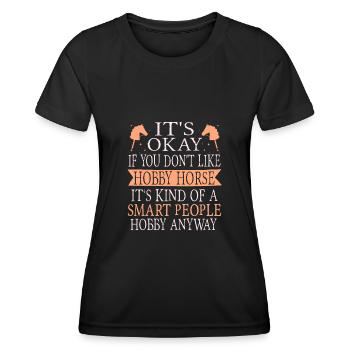Hobby Horse - Women's Functional T-Shirt - black - Front - AI Model Female 172 light (172cm)