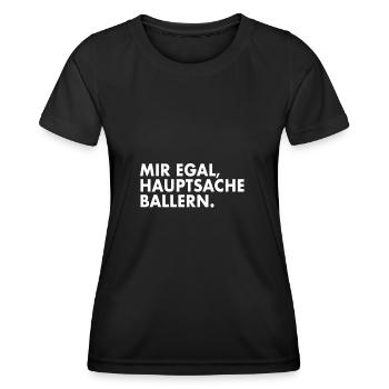 Ballern Drogen Techno Rave Raver Ecstasy MDMA - Frauen Funktions-T-Shirt - Schwarz - Vorne - AI Model Female 172 light (172cm)