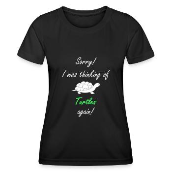 Turtle Turtle - Women's Functional T-Shirt - black - Front - AI Model Female 172 light (172cm)