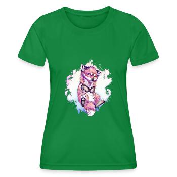 Renard - T-shirt sport Femme - vert - Devant - AI Model Female 172 dark (172cm)