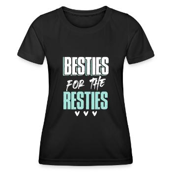 amis ami herz - T-shirt sport Femme - noir - Devant - AI Model Female 172 light (172cm)