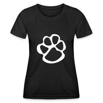 Pattes pattes pattes de chien chien chien - T-shirt sport Femme - noir - Devant - AI Model Female 172 light (172cm)