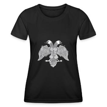 Strong Albanian Eagle - Women's Functional T-Shirt - black - Front - AI Model Female 172 light (172cm)