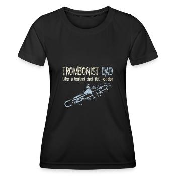 Trombone Dad - Women's Functional T-Shirt - black - Front - AI Model Female 172 light (172cm)