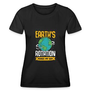 Geography Geography Geography Teacher Gift - Women's Functional T-Shirt - black - Front - AI Model Female 172 light (172cm)