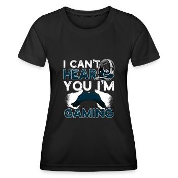 Gamer Gaming Jeux vidéo Jeux vidéo - T-shirt sport Femme - noir - Devant - AI Model Female 172 light (172cm)