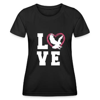 Hawk Tee Shirt For Women - Women's Functional T-Shirt - black - Front - AI Model Female 172 light (172cm)