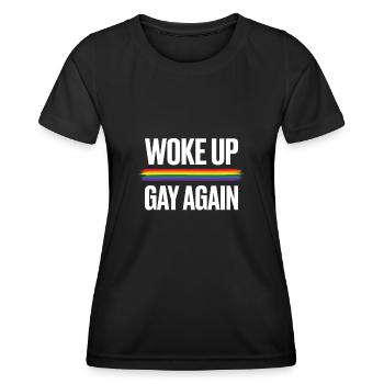 Schwul Gay Queer Homosexuell Bisexuell LGBTQ - Frauen Funktions-T-Shirt - Schwarz - Vorne - AI Model Female 172 light (172cm)