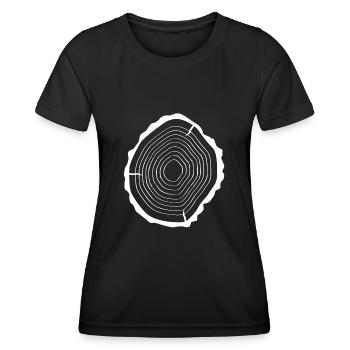 Tree Wood - Women's Functional T-Shirt - black - Front - AI Model Female 172 light (172cm)