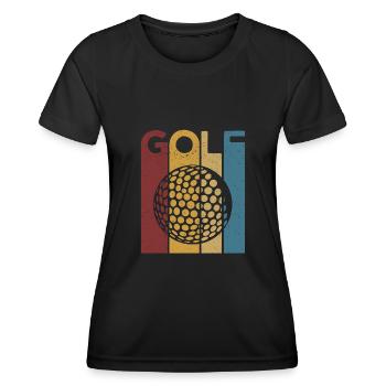 Golfers Golf Sports Funny Gifts Golf Course - Women's Functional T-Shirt - black - Front - AI Model Female 172 light (172cm)