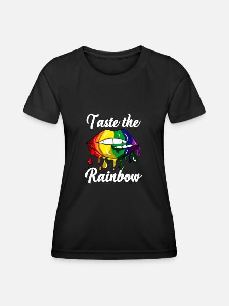 Gay Pride - Women's Functional T-Shirt - black