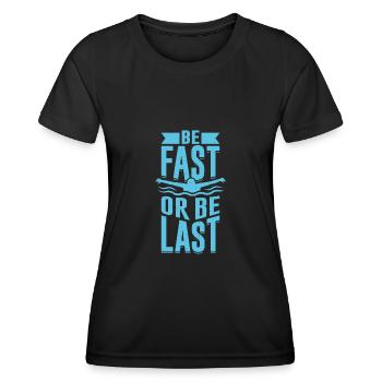 Natation Natation nageur cadeau - T-shirt sport Femme - noir - Devant - AI Model Female 172 light (172cm)