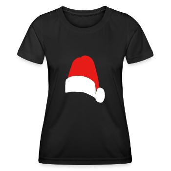 Christmas Nicholas Cap - Women's Functional T-Shirt - black - Front - AI Model Female 172 light (172cm)