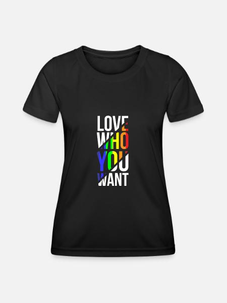 Gay Pride - Women's Functional T-Shirt - black