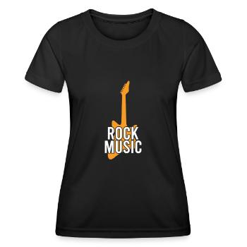 Rock Music - Women's Functional T-Shirt - black - Front - AI Model Female 172 light (172cm)
