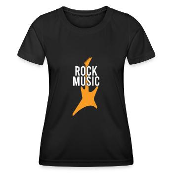 Rock Music - Women's Functional T-Shirt - black - Front - AI Model Female 172 light (172cm)