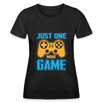 Un jeu de jeu gamer Nerd Jeu de jeu de jeu - T-shirt sport Femme - noir - Devant - AI Model Female 172 light (172cm)