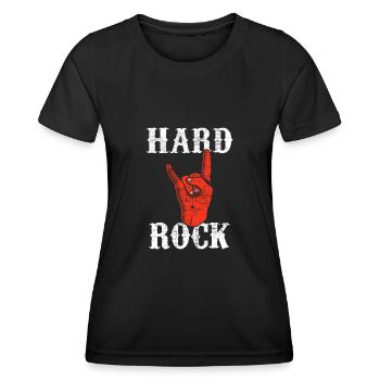 hard rock - T-shirt sport Femme - noir - Devant - AI Model Female 172 light (172cm)