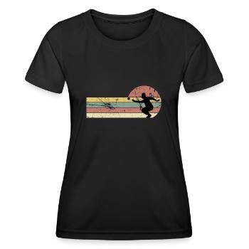 Boule Petanque Boccia Boulespieler Boules Kugel - T-shirt sport Femme - noir - Devant - AI Model Female 172 light (172cm)