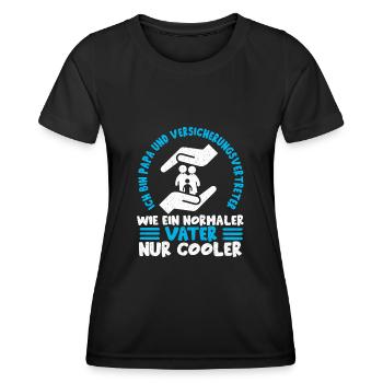 Versicherung Versicherungsvertreter Berater - Frauen Funktions-T-Shirt - Schwarz - Vorne - AI Model Female 172 light (172cm)