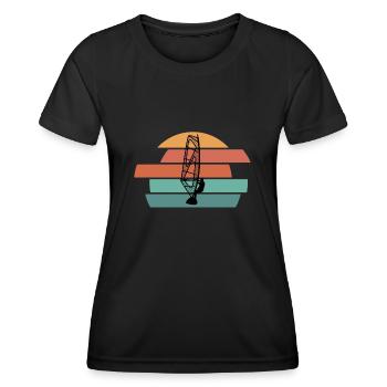 Windsurfing Windsurfers - Women's Functional T-Shirt - black - Front - AI Model Female 172 light (172cm)