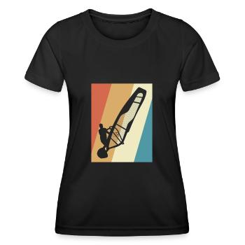 Windsurfing Windsurfers - Women's Functional T-Shirt - black - Front - AI Model Female 172 light (172cm)