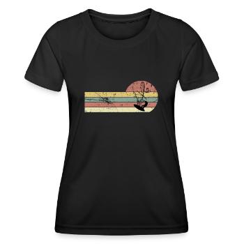 Windsurfing Windsurfers - Women's Functional T-Shirt - black - Front - AI Model Female 172 light (172cm)