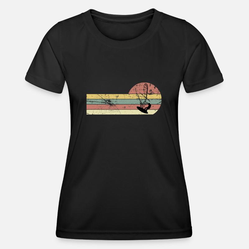 Windsurfing Windsurfers - Women's Functional T-Shirt - black