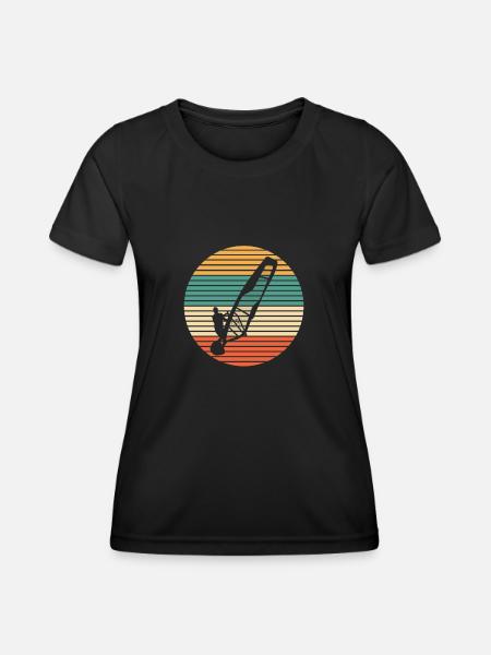 Windsurfing Windsurfers - Women's Functional T-Shirt - black