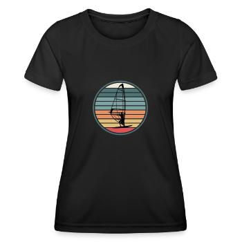 Windsurfing Windsurfers - Women's Functional T-Shirt - black - Front - AI Model Female 172 light (172cm)