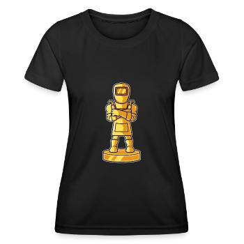 Golden Trophy Welder - Women's Functional T-Shirt - black - Front - AI Model Female 172 light (172cm)