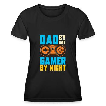 Gamer Gaming Jeux vidéo Jeux vidéo - T-shirt sport Femme - noir - Devant - AI Model Female 172 light (172cm)