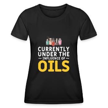 Essential Oils Essential Oils Naturopath Oil - Women's Functional T-Shirt - black - Front - AI Model Female 172 light (172cm)