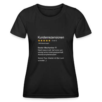 Automechaniker KFZ Mechaniker Bester Mechaniker - Frauen Funktions-T-Shirt - Schwarz - Vorne - AI Model Female 172 light (172cm)