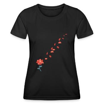 Plantes - T-shirt sport Femme - noir - Devant - AI Model Female 172 light (172cm)