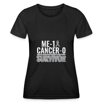 Gehirntumor Hirntumor Krebs Survivor Chemo Krebs - Frauen Funktions-T-Shirt - Schwarz - Vorne - AI Model Female 172 light (172cm)