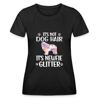 Neufundländer Liebhaber Neufundländer Besitzer - Frauen Funktions-T-Shirt - Schwarz - Vorne - AI Model Female 172 light (172cm)