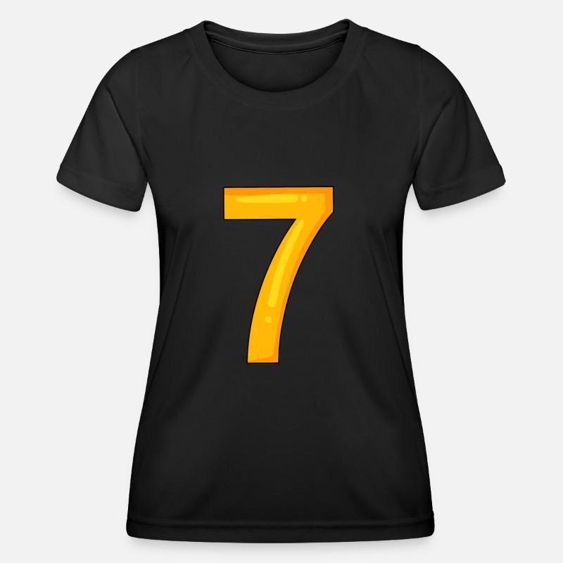 Number 7 - Number 7 - Women's Functional T-Shirt - black