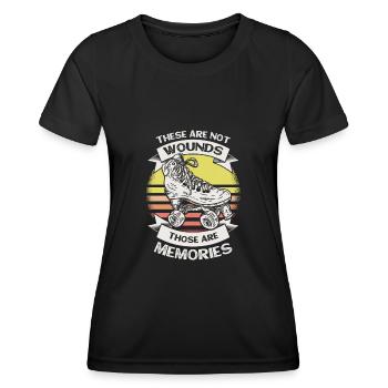 Rollouf girl Roller Girl Roller Girl - T-shirt sport Femme - noir - Devant - AI Model Female 172 light (172cm)