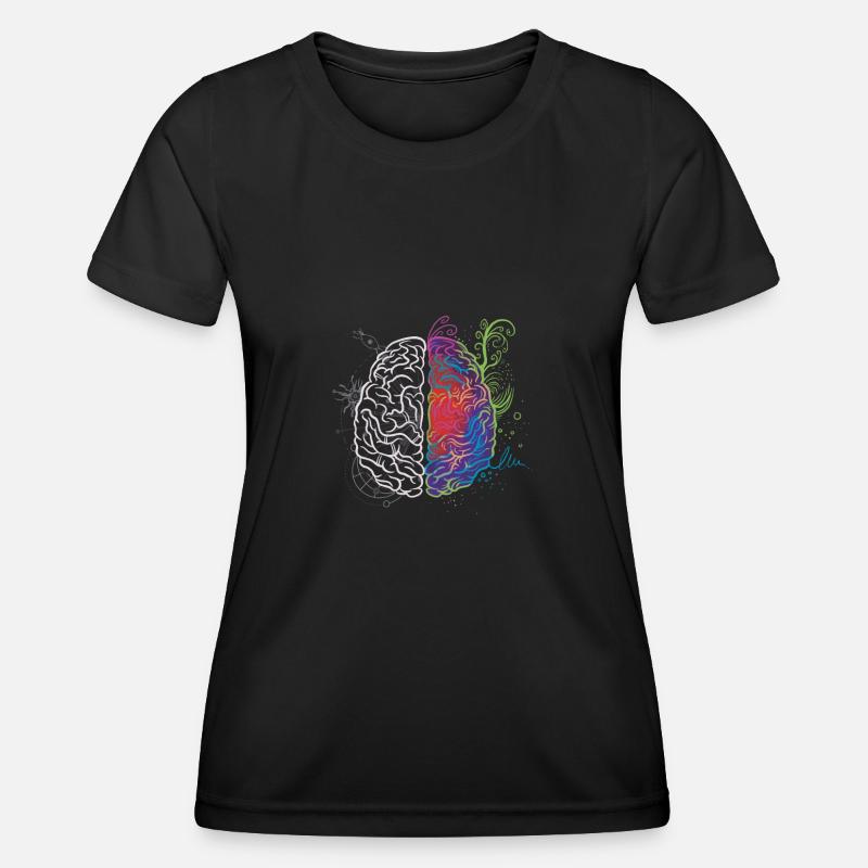 brain - Women's Functional T-Shirt - black